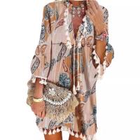 Vestido estampado de moda para mujer - details 0