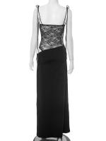 Nuevo Modelo Vestidos Elegantes con Recortes para Mujer, Sexy con Tirantes Finos, Vestido de Fiesta de Vacaciones con Parches, Verano 2025 sin Espalda - details 28