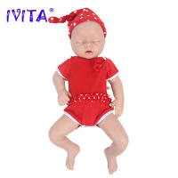 Muñeca de Bebé Renacida de Silicona IVITA Muñeca Suave Realista con Chupete para Niños - details 23