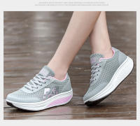 Zapatos deportivos de marca para mujer, zapatos tonificantes para aumentar la altura de 5 Cm, zapatillas de deporte con cuña, zapatos mecedores transpirables, zapatos con plataforma para sacudir - details 22