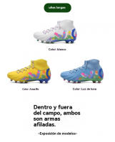 Zapatos de fútbol del mismo estilo para hombres y mujeres, AG, TF Adecuado para niños, adultos, fútbol, ​​pastizales - details 2