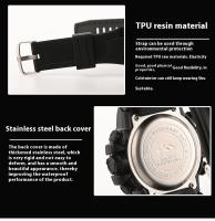 SHUNWAY Reloj electrónico multifuncional para hombre, resistente al agua, para deportes de adultos, a la moda, para exteriores - details 10