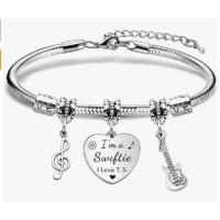 Pulsera de acero inoxidable, pulsera con letras de etiquetas, pulsera de accesorios, venta caliente en Italia - details 24