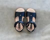 Sandalias de cuero genuino para niñas, bonitos zapatos escolares de cuero vacuno suave con dedos abiertos y corazón, zapatos de jardín para bebés, sandalias para niños - details 13