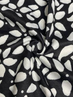 2025 nuevo vestido casual suelto con estampado floral y cuello en U de manga larga con bolsillo para mujer - details 9