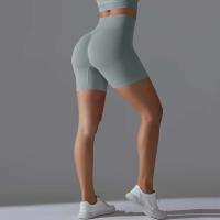 Deportes sin costuras para mujer, ciclismo, trotar, Fiess, cintura alta, Push Up, pantalones cortos de gimnasio, mallas, ropa de Yoga - details 61