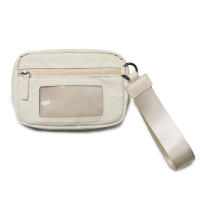 Cartera acolchada de nailon para mujer, bolso deportivo de Yoga con 3 cremalleras, tarjetero de viaje multifunción - details 7