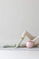Calcetines de Yoga para mujer, calcetines antideslizantes de silicona para suelo interior, calcetines de Pilates de colores a juego, calcetines deportivos profesionales de algodón para gimnasio, Fitness y baile - details 17