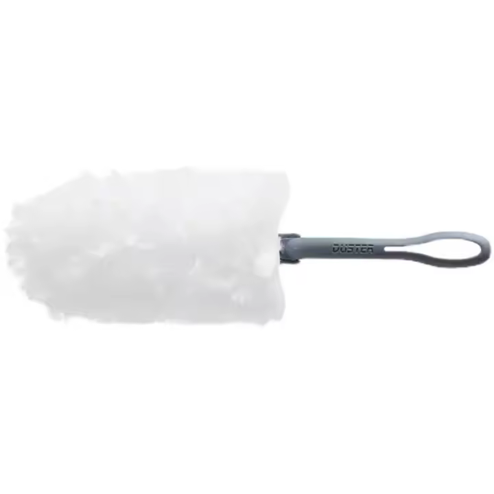 Plumero grueso de repuesto desechable a granel, recargas con 1 Mango, servicio pesado para limpieza, oficina, blanco, 10 piezas - 1