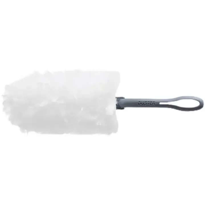 Plumero grueso de repuesto desechable a granel, recargas con 1 Mango, servicio pesado para limpieza, oficina, blanco, 10 piezas - 1