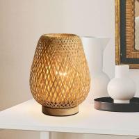 Base de madera de la mesa de exhibición de bambú de doble capa, lámpara del dormitorio, luz decorativa de la noche - details 2