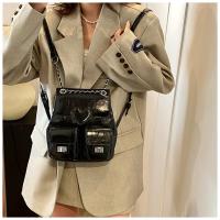 Diseño sentido nicho mochila plata amor de las mujeres nueva moda mochila versátil cadena cubo bolsa de viaje - details 24
