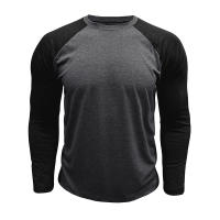 Camisetas Largas para Hombres Moda Casual con Color Contraste Perfecto para Primavera Otoño - details 2
