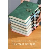 Cuaderno Vintage de cuero A5 con cubierta de cuaderno, cubierta suave personalizada y marcapáginas, perfecto para negocios, reuniones - details 0