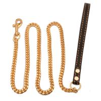 Collar dorado de Metal de acero inoxidable para perro, cadena de entrenamiento para perros grandes, decoración para todos los perros, 10E - details 4