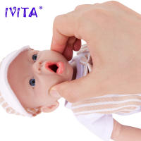 Muñeca de Bebé Recién Nacido de Silicona IVITA 14.96 pulgadas, 1.58kg, Pañuelo Incluido - details 21