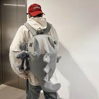 Mochila impermeable de tiburón a la moda, bolso informal de viaje para ordenador portátil con múltiples bolsillos, mochila escolar de nailon de gran capacidad para estudiantes universitarios y adolescentes - details 22