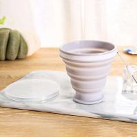 Taza de silicona para exteriores cubierta de 300 ml, suministros para acampar, taza VIE plegable portátil para senderismo y bebidas - details 16