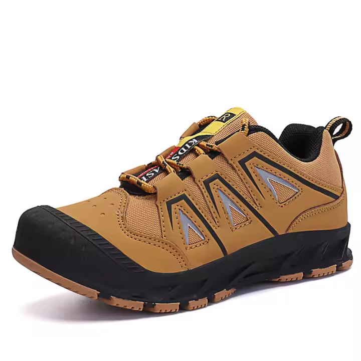 Zapatos deportivos de senderismo de marca para niños y niñas, zapatos de senderismo impermeables antideslizantes para exteriores, zapatillas de escalada de montaña para niños - 1