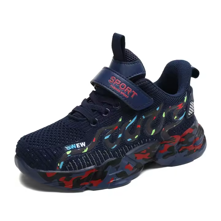 Zapatillas de correr antideslizantes para niños, zapatos deportivos ligeros, zapatos de calidad para niños, moda para niños, nuevos - 1