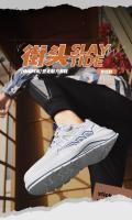 Zapatos para correr con hebilla giratoria para hombre, zapatillas gruesas a la moda para mujer, calzado para correr con parte inferior gruesa Unisex, calzado sin cordones para exteriores para niños - details 4
