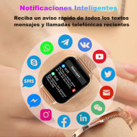 Reloj inteligente con llamada Bluetooth de 1,85" para mujer, reloj inteligente para Android e IOS - details 1