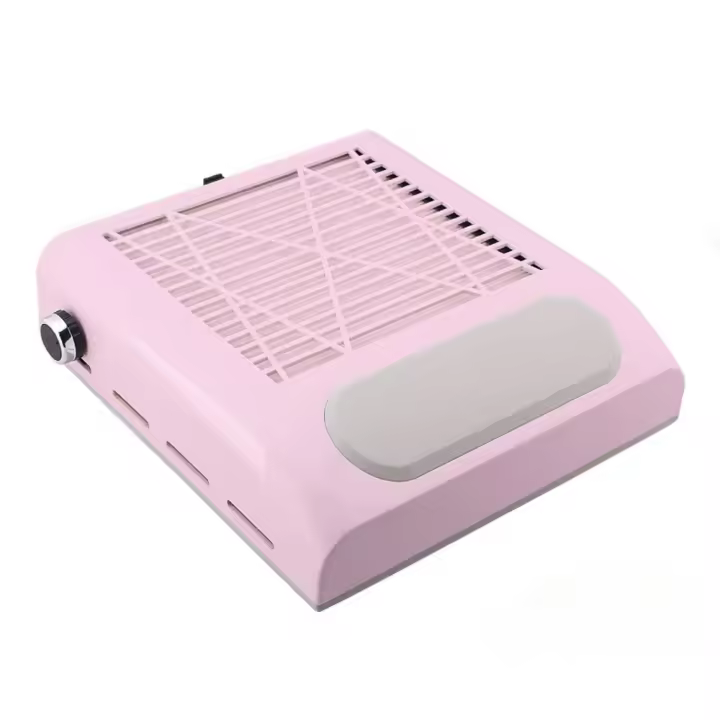 Aspirador de Polvo de Uñas Profesional, 80W, con Filtro Reutilizable, de Velocidad Ajustable - 1