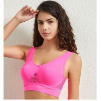 Sujetador deportivo de color sólido para mujer, top de fitness, gimnasio, yoga, entrenamiento atlético, suave, acolchado - details 16