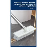 Cepillo de limpieza para el hogar con mango largo para baño, giratorio, para mercancías diarias generales - details 8