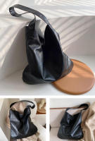 Bolso de hombro de cuero PU Vintage para mujer, bolso Hobo de gran capacidad, bolso de oficina, bolsos de compras simples informales, moda de invierno - details 18