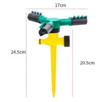 Herramientas de jardinería, rociador de riego ABS, boquillas automáticas giratorias, manguera de riego multiusos para césped - details 0