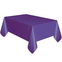 Mantel desechable cuadrado de plástico grande, rectangular, limpia, para mesa, fiesta de cumpleaños, sólido - details 6