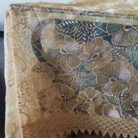 Orgullosas fundas protectoras de papel pintado semitransparente Ence blanco y rosa para fiestas de bodas, manteles bordados, paños de cocina, - details 19