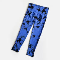 Leggings deportivos de tie dye con abertura escalonada lado inconsútil - details 6