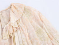 OUWU- Camisa de manga larga con estampado floral de moda francesa para mujer en la primavera de 2025 con un diseño suelto y hermoso - details 12
