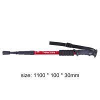 Bastón de Trekking delicado clásico, de 4 secciones bastón telescópico, muleta para senderismo al aire libre, gran oferta - details 6