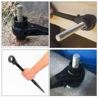 Portabrocas o portabrocas, llave de trinquete de cola afilada, cabeza de accionamiento cuadrada, Mini llave de trinquete de liberación rápida, ajuste eficiente - details 7