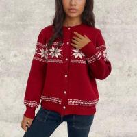 Moda de primavera otoño estilo coreano con cuello redondo para mujer - details 5
