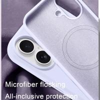 Nuevas fundas protectoras de silicona con carga inalámbrica magnética Magsafe para iPhone 16 15 14 Plus Apple 16 15 14 Pro Max - details 5