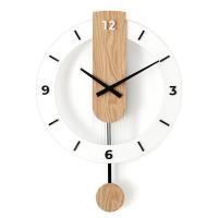 Reloj de Pared de Madera, Moderno, Silencioso, Decoración Grande para Cocina, Hogar, Sala de Estar y Dormitorio - details 0