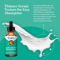 Suero facial TruSkin con 11 vitaminas y minerales derivados de plantas para una piel radiante y saludable: potentes antioxidantes y vitaminas nutritivas para la nutrición de la piel, 1 fl oz - details 4