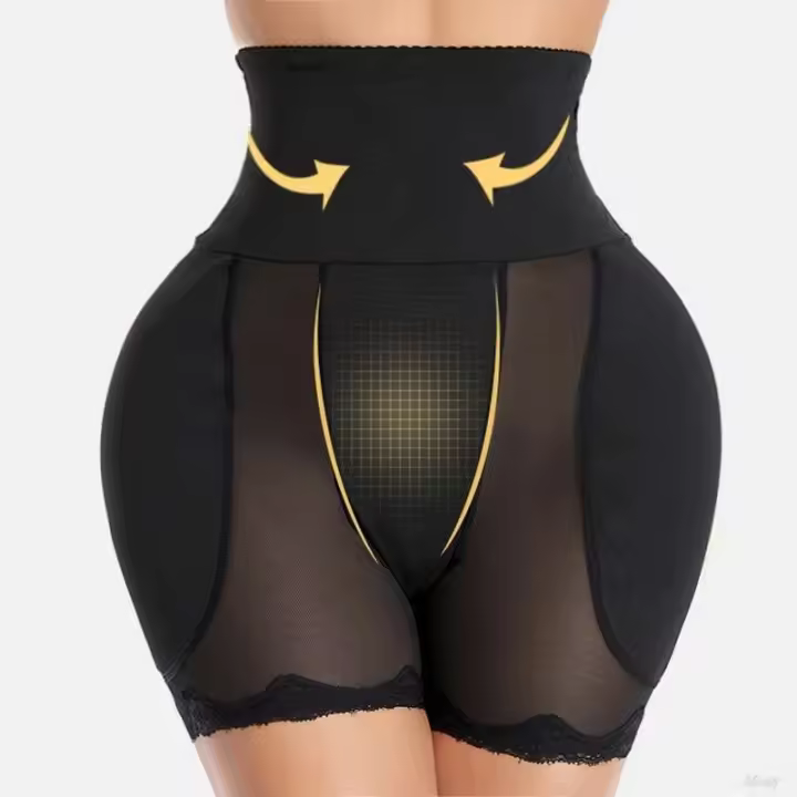 Ropa interior suave para dar forma y levantar el cojín para mujer, entrenador de cintura alta, control abdominal, terapeuta moldeador del cuerpo, potenciador de cadera, - 1