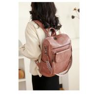 Mochila de cuero para mujer, diseño de moda, bolsos de hombro para mujer, mochila de viaje - details 4