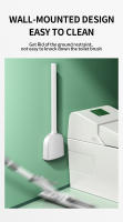 Cepillo De Inodoro Con Soporte Y Pared Acolchado De Silicona Para Baño Cepillo De Limpieza Con Mango Largo Estilo Pared Y Pie De Máquina - details 9