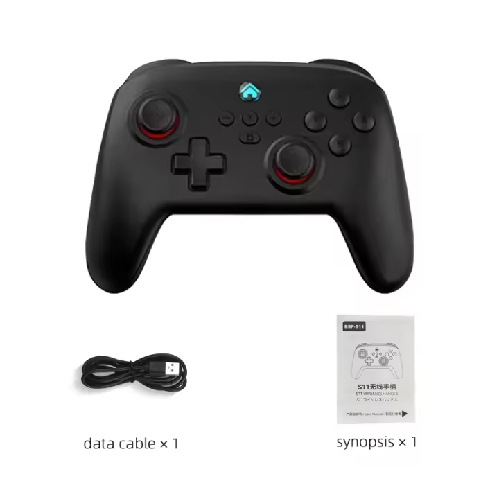Mando inalámbrico Joystick Bluetooth-Compatible Gamepad para NS Switch/Oled/Lite Consola PC Controlador de Juego con Vibración Dual de seis ejes - 1
