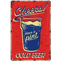Every Beers A Cheers-carteles de hojalata de Metal para tiempo libre, decoración de pared para bares, hombre, cueva, cafetería, clubes, Retro - details 23