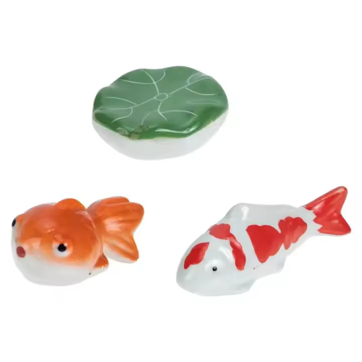 Bolas decorativas de cerámica para acuario, decoración de peceras flotantes, decoraciones para acuario, productos para mascotas, accesorios de paisaje, 3 uds. - 1