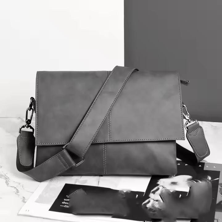 2025 Nuevo bolso de mano Cro Casual negro para hombre, bolso con correa para el hombro - 1