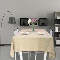 Mantel Vintage rectangular de lino y algodón, cubierta de mesa para decoración de comedor, banquete de boda, Navidad, gris caqui - details 11