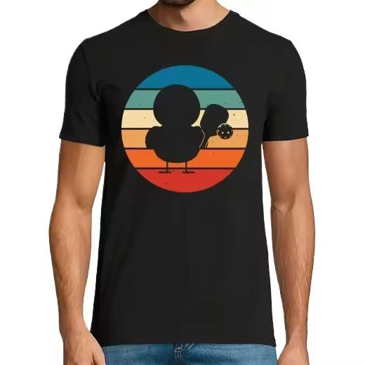 PICKLEBALL POLLITO,Camiseta de Pádel Divertido, ropa para exteriores - 1